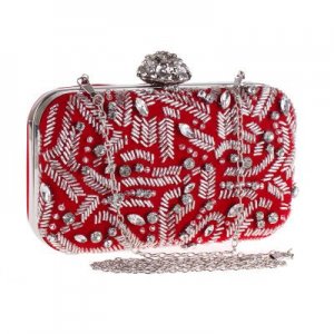 Womens Rhinestone Evening Bag